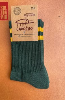 Comprar Calcetines Deportivos Verde Mostaza Solidarios - Carocho.com
